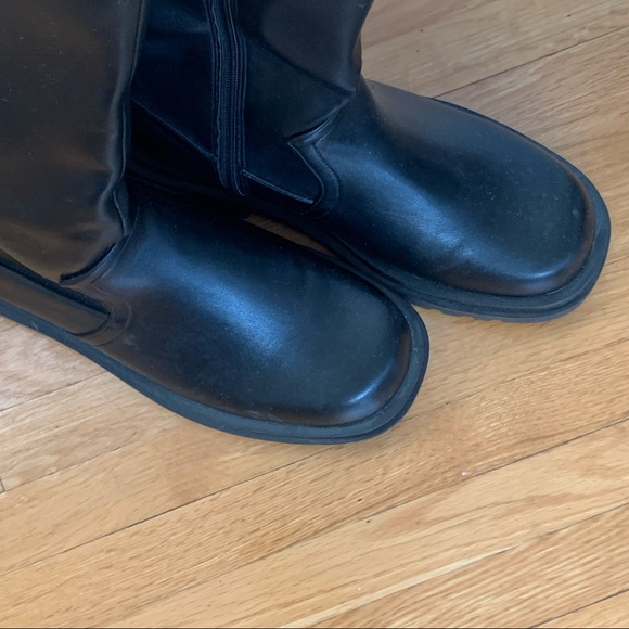 Knee high faux leather boots - Picture 3 of 5